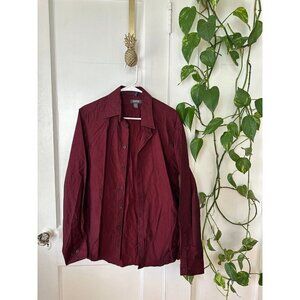 Kenneth Cole reaction men’s size medium red button-down shirt